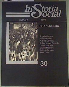 Historia Social. Núm 30. 1998 | 161315 | Javier Paniagua y José A. Piqueras