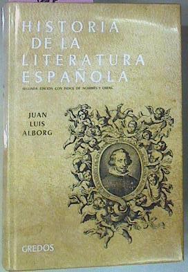 Historia De La Literatura Española Tomo II Época Barroca | 67661 | Alborg Juan Luis