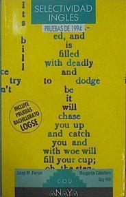 Selectividad inglés. Pruebas 1994 | 150801 | Ferran i Salvadó, Josep M./Caballero de los Arcos, Margarita