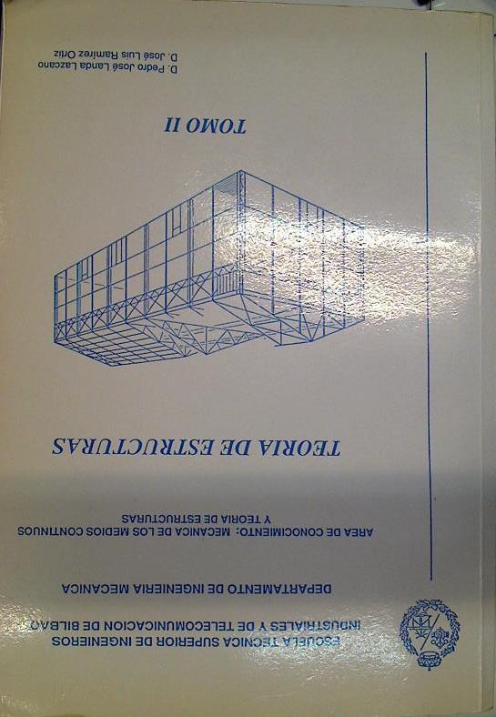 Teoria de estructuras Tomo  II | 132242 | Pedro José Landa Lazcano/José Luis Ramírez Ortiz