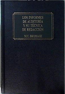 Los informes de auditoría y su técnica de redacción | 146276 | Bromage, Mary