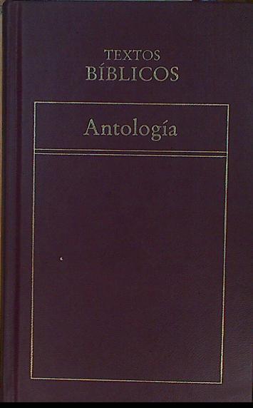 Textos Bíblicos. antología | 153793 | Biblia