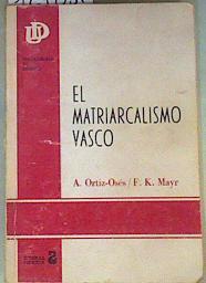 El matriarcalismo vasco | 121851 | Ortiz Osés, Andrés/Mayr, Franz Karl