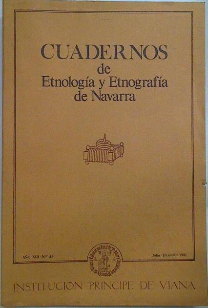 Cuadernos de etnología y etnografía de Navarra Nº 38 | 128616 | V.A.