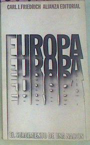 Europa El Surgimiento De Una Nación | 53475 | Friedrich, Carl J