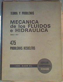 Mecánica de los fluidos de hidráulica teoría y 475 problemas resueltos | 72215 | Giles, Ronald V