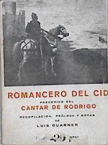 Romancero del CID precedido de El Cantar de Rodrigo | 144208 | Recopilación prólogo y notas, Luis Guarner/Anonimo