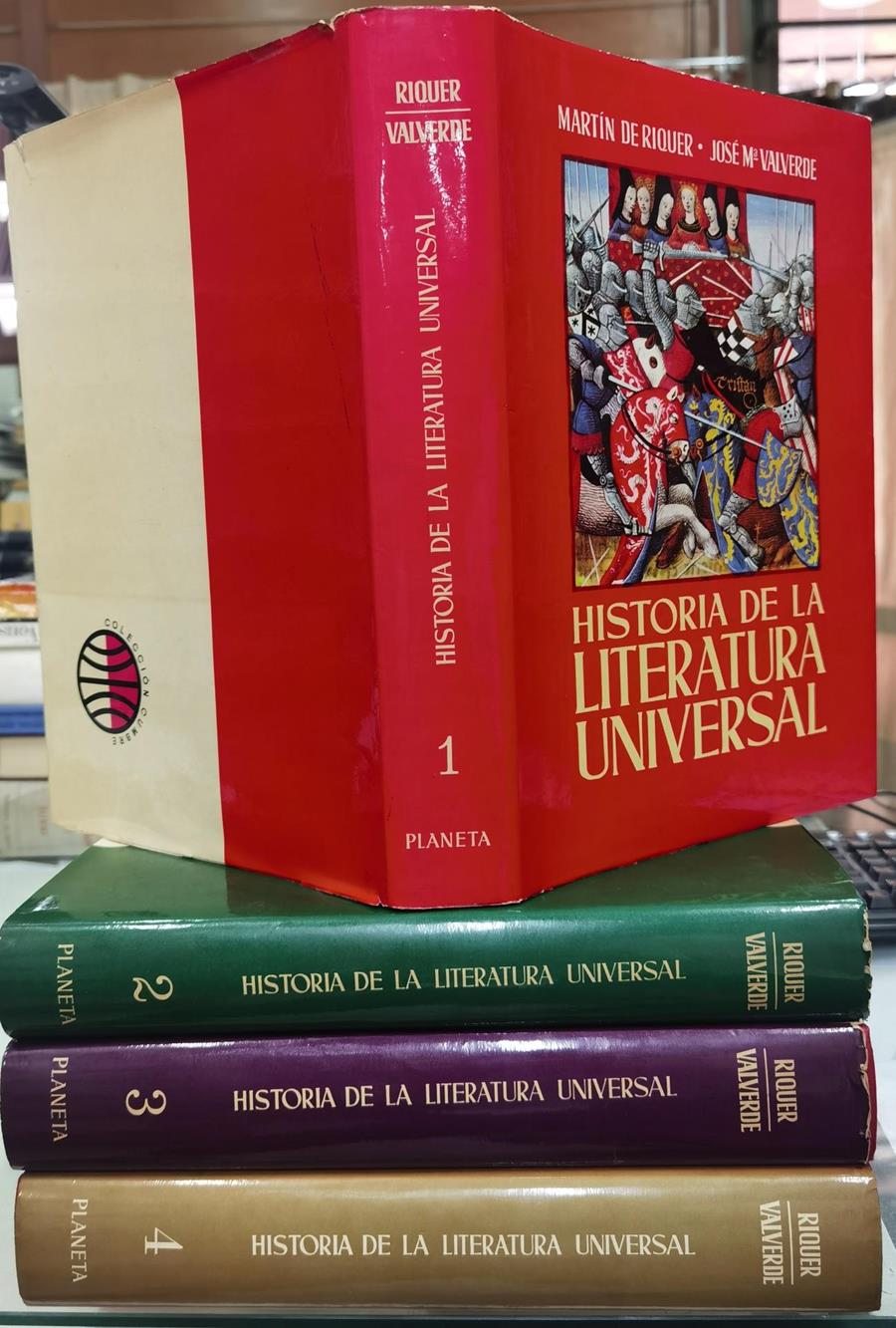 Historia de la literatura universal 4 tomos (obra completa) | 87558 | Jose Maria Valverde, Martín de Riquer , Conde de Casa Dávalos,