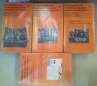 Introducción a la literatura española a través de los textos 4 vol ( Obra completa ) | 165089 | Barroso Gil, Asunción