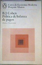 Política de balanza de pagos | 161707 | Cohen, B. J.