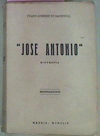 Jose Antonio Primo de Rivera | 50997 | Ximenez De Sandoval Felipe