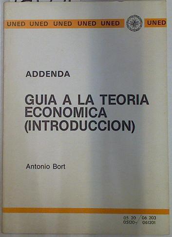 Guía de la Teoría Económica (Introducción) | 129331 | Bort Canuto, Antonio M.