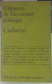 Critiques de l'économie politique - L'inflation | 155044 | VVAA