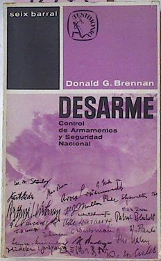 Desarme Control De Armamentos Y Seguridad Nacional | 42173 | Brennan Donald