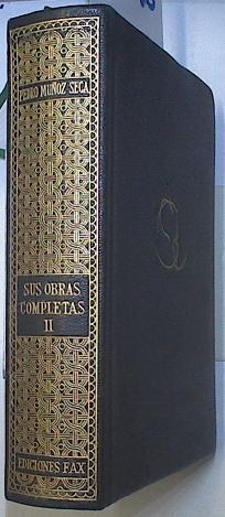 Obras completas Muñoz Seca Tomo II El castillo de los ultrajes, El ardid, Los planes del abuelo. | 122886 | Muñoz Seca
