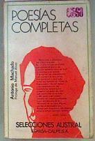 Poesías completas. Antonio Machado | 136848 | Machado, Antonio