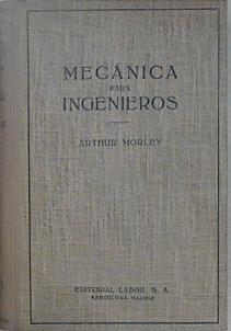 Mecánica para ingenieros | 86232 | Morley, Arthur