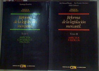 Reforma de Legislación mercantil.Tomo1: Aspectos contables y fiscales Tomo 2: Aspectos Juridicos. | 161113 | Ilundáin Fantova, Santiago