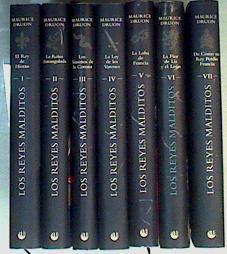 Los reyes malditos Obra completa 7 vol 1 El rey de hierro 2 La reina estrangulada 3 Los venenos de l | 165678 | Maurice Druon