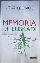 Memoria de Euskadi  La terapia de la verdad: todos lo cuentan todo | 116691 | Iglesias González, María Antonia