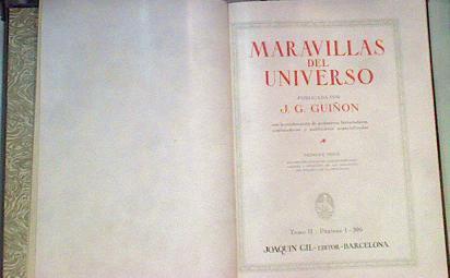 Maravillas del Universo Tomo II  Primera Serie | 164625 | Joaquin Gil