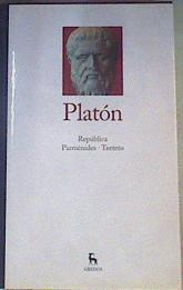 Platon Tomo II República, Parménides, Teeteto | 162232 | Platon/Traducción y notas Conrado Eggers Lan