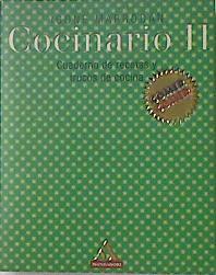 Cocinario II cuaderno de recetas y trucos de cocina | 69263 | Marrodán, Igone