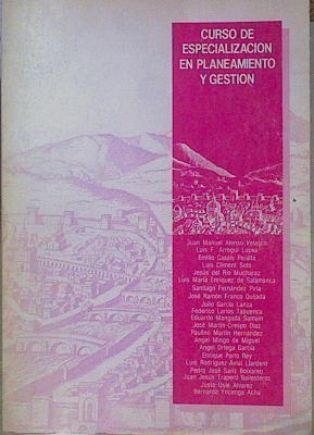 Curso de especialización en planeamiento y gestion | 153732 | Et Al, Juan Manual Alonso Velasco/VVAA