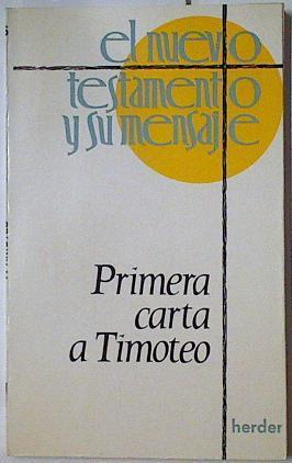 Primera Carta a Timoteo | 128244 | Reuss, Josef Marie