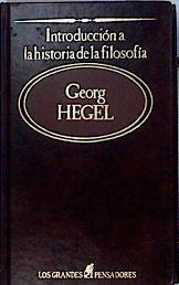 Introduccion A La Historia De La Filosofia | 16784 | Hegel Georg