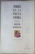 Antología de la poesía española: lírica de tipo tradicional | 161252 | Alonso, Dámaso