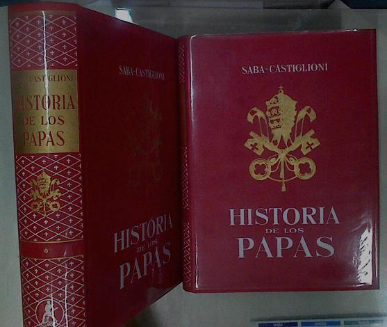 Historia De Los Papas Obra Completa 2 tomos | 54177 | Saba Agostino Castiglioni Carl