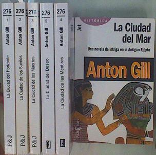 LOTE 6 LIBROS La Ciudad del horizonte 1 de los sueños 2 de los muertos 3 de las mentiras 4 del deseo | 150134 | Anton Gill