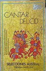 Cantar del Cid | 140416 | texto antiguo, Ramón Menéndez Pidal/prosificación moderna, Alfonso Reyes/autor desconocido