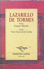 Lazarillo de Tormes | 133341 | Anomimo/Prefacio de Gregorio Marañón./Edición Victor García de la Concha