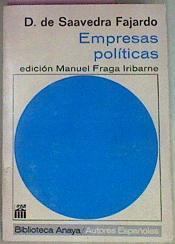 Empresas Politicas | 23674 | Saavedra Fajardo/Manuel Fraga Iribarne ( selección notas introducci