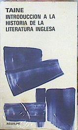 Introducción A La Historia De La Literatura Inglesa | 46506 | Taine