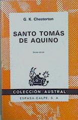 Santo Tomas de Aquino | 135140 | G K Chesterton