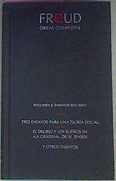 Tres Ensayos Para Una Teoria Sexual.  El Delirio Y Los Sueños En La Gradiva De W. Jensen y otros ens | 25939 | Freud Sigmund