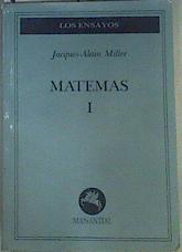 Matemas I | 160649 | Jacques -Alain Miller