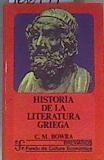 Historia de la literatura griega | 166191 | Bowra, C. M.