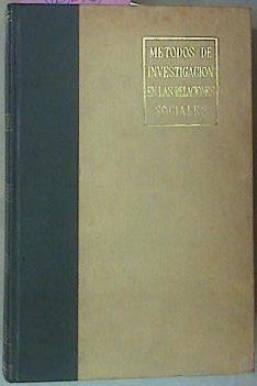 Métodos De Investigación En Las Relaciones Sociales | 55900 | Selltiz C.