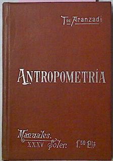 Antropometría | 47903 | Aranzadi Telesforo De