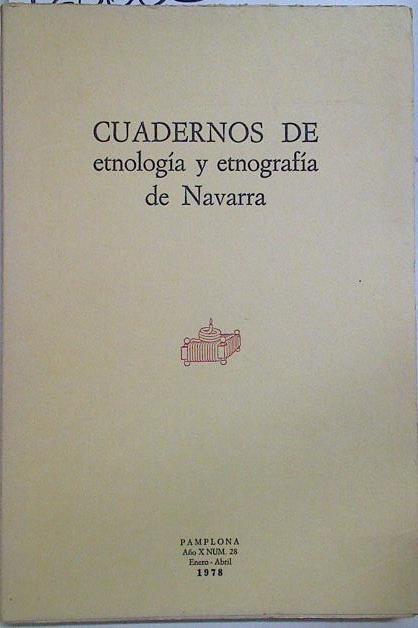 Cuadernos de etnología y etnografía de Navarra Nº 28 | 128603 | V.A.