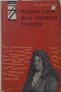 Historia Breve de la Literatura Francesa | 125940 | Souviron, Jose María