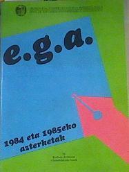 EGA 1984 eta 1985eko azterketak | 165817 | Letamendia Letamendia, J.