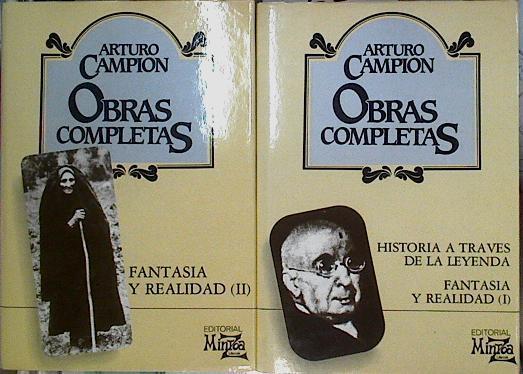 Obras completas Arturo Campion Historia a través de la leyenda 2 tomos, | 86061 | Campión, Arturo