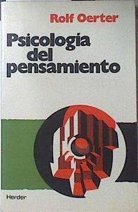 Psicología del pensamiento | 120018 | Oerter, Rolf