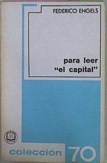 Para Leer El Capital | 58276 | Engels Federico