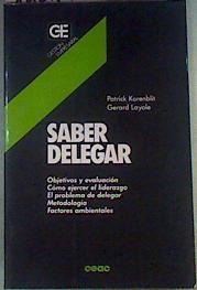 Saber Delegar | 160142 | Koremblit, Patrick/Layole, Gerard